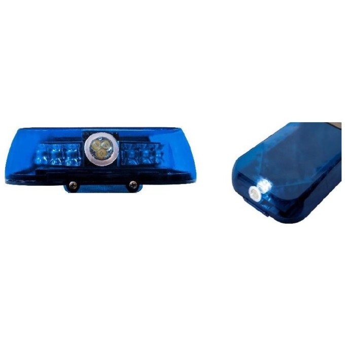 Rampa luminoasa cu 36 LED-uri de 3W, sirena si difuzor 100W - lungime 110cm si lumini alei Rampa luminoasa cu 36 LED-uri de 3W, sirena si difuzor 100W - lungime 110cm si lumini alei